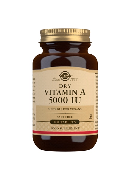 Solgar - Vitamin A  / 5000iu  (100 Tabs)